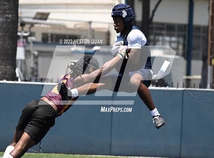 Thumbnail 1 in St. John Bosco vs. Simi Valley (Brave 8 Invitational) photogallery.