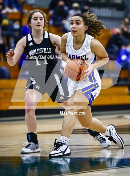 Thumbnail 1 in Noblesville vs Carmel (IHSAA 4A Sectional Championship) photogallery.