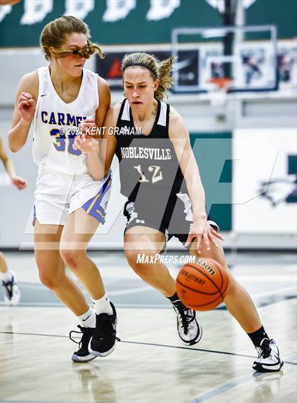 Thumbnail 1 in Noblesville vs Carmel (IHSAA 4A Sectional Championship) photogallery.
