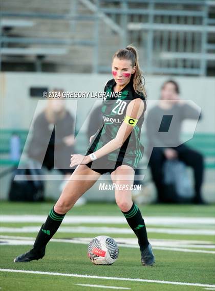 Thumbnail 2 in Crowley vs Southlake Carroll (UIL 6A Soccer Bi-District) photogallery.