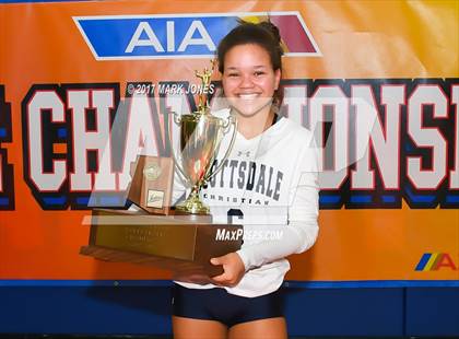 Thumbnail 3 in Scottsdale Christian Academy vs. Veritas Prep (AIA 2A Final Intros & Awards Photos) photogallery.