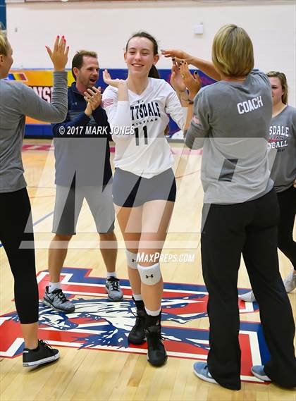 Thumbnail 1 in Scottsdale Christian Academy vs. Veritas Prep (AIA 2A Final Intros & Awards Photos) photogallery.