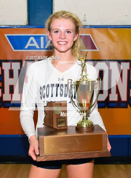 Thumbnail 1 in Scottsdale Christian Academy vs. Veritas Prep (AIA 2A Final Intros & Awards Photos) photogallery.