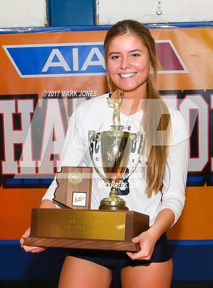 Thumbnail 3 in Scottsdale Christian Academy vs. Veritas Prep (AIA 2A Final Intros & Awards Photos) photogallery.