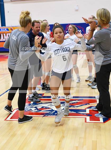 Thumbnail 1 in Scottsdale Christian Academy vs. Veritas Prep (AIA 2A Final Intros & Awards Photos) photogallery.