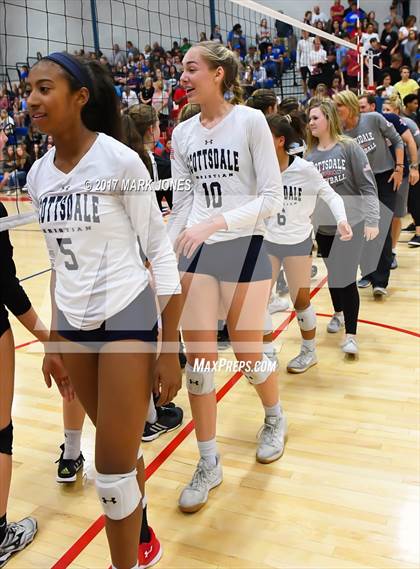 Thumbnail 3 in Scottsdale Christian Academy vs. Veritas Prep (AIA 2A Final Intros & Awards Photos) photogallery.