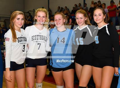 Thumbnail 2 in Scottsdale Christian Academy vs. Veritas Prep (AIA 2A Final Intros & Awards Photos) photogallery.