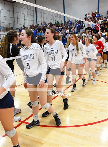 Thumbnail 3 in Scottsdale Christian Academy vs. Veritas Prep (AIA 2A Final Intros & Awards Photos) photogallery.