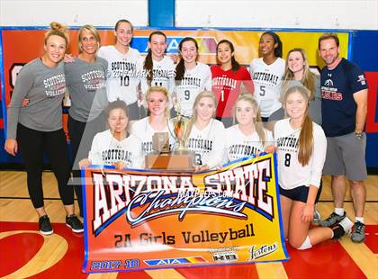 Thumbnail 2 in Scottsdale Christian Academy vs. Veritas Prep (AIA 2A Final Intros & Awards Photos) photogallery.