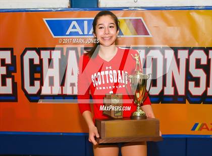 Thumbnail 3 in Scottsdale Christian Academy vs. Veritas Prep (AIA 2A Final Intros & Awards Photos) photogallery.