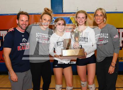 Thumbnail 3 in Scottsdale Christian Academy vs. Veritas Prep (AIA 2A Final Intros & Awards Photos) photogallery.