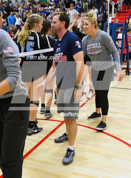Thumbnail 3 in Scottsdale Christian Academy vs. Veritas Prep (AIA 2A Final Intros & Awards Photos) photogallery.