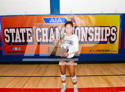 Thumbnail 2 in Scottsdale Christian Academy vs. Veritas Prep (AIA 2A Final Intros & Awards Photos) photogallery.