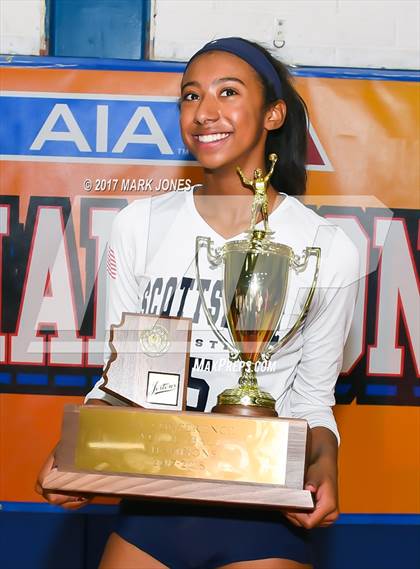 Thumbnail 1 in Scottsdale Christian Academy vs. Veritas Prep (AIA 2A Final Intros & Awards Photos) photogallery.