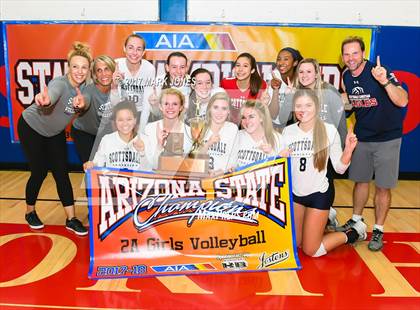 Thumbnail 3 in Scottsdale Christian Academy vs. Veritas Prep (AIA 2A Final Intros & Awards Photos) photogallery.