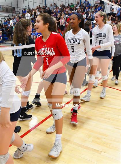 Thumbnail 1 in Scottsdale Christian Academy vs. Veritas Prep (AIA 2A Final Intros & Awards Photos) photogallery.