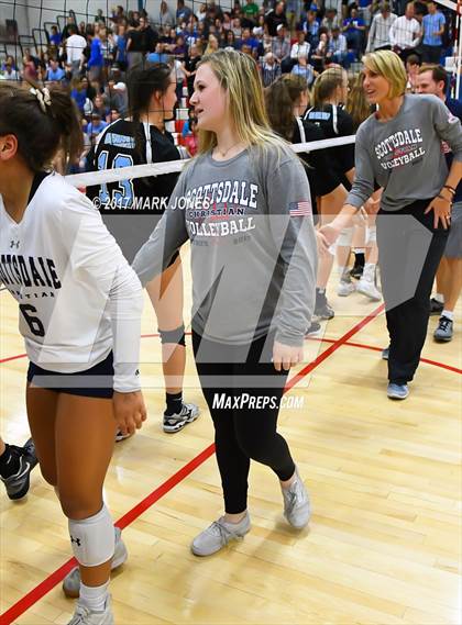 Thumbnail 1 in Scottsdale Christian Academy vs. Veritas Prep (AIA 2A Final Intros & Awards Photos) photogallery.