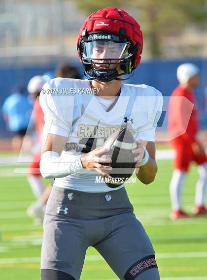 Thumbnail 2 in Arbor View vs Faith Lutheran (Scrimmage II) photogallery.