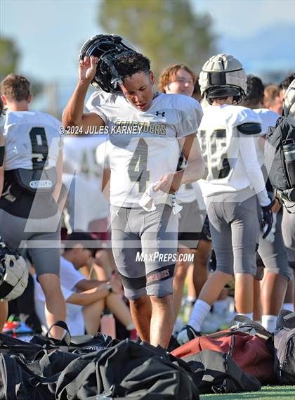 Thumbnail 2 in Arbor View vs Faith Lutheran (Scrimmage II) photogallery.