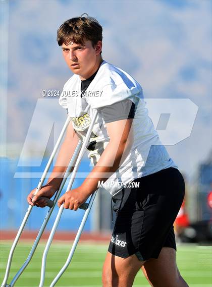 Thumbnail 2 in Arbor View vs Faith Lutheran (Scrimmage II) photogallery.