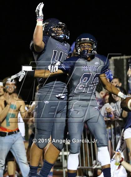 Thumbnail 2 in Tracy Bulldogs @ Freedom Falcons  photogallery.