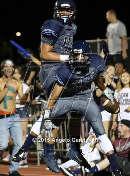 Thumbnail 3 in Tracy Bulldogs @ Freedom Falcons  photogallery.
