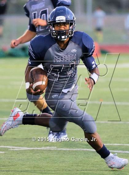 Thumbnail 2 in Tracy Bulldogs @ Freedom Falcons  photogallery.