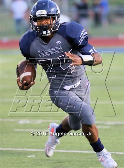 Thumbnail 3 in Tracy Bulldogs @ Freedom Falcons  photogallery.
