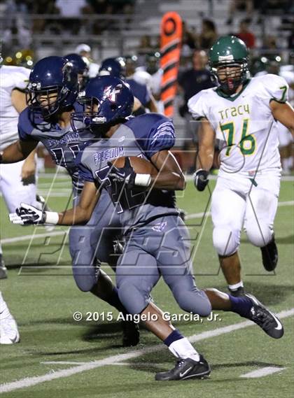 Thumbnail 1 in Tracy Bulldogs @ Freedom Falcons  photogallery.