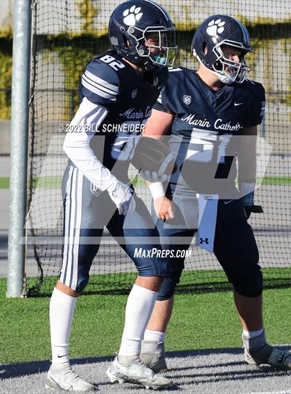 Thumbnail 1 in Newark Memorial @ Marin Catholic (CIF NCS Div 4 Quarterfinal) photogallery.