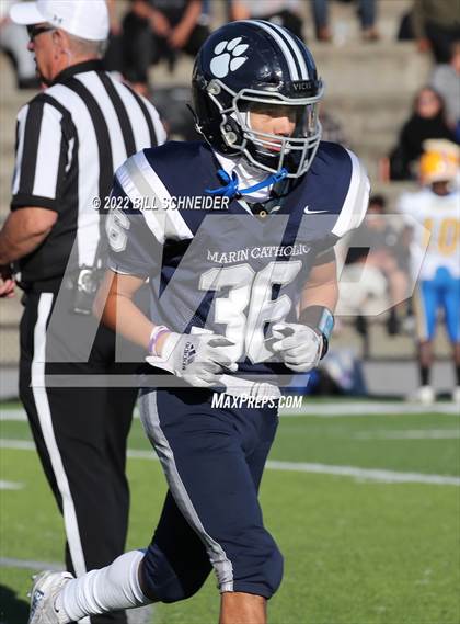 Thumbnail 1 in Newark Memorial @ Marin Catholic (CIF NCS Div 4 Quarterfinal) photogallery.