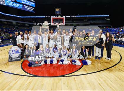 Thumbnail 2 in Mansfield Summit vs. Fort Bend Marshall (UIL Basketball 5A D2 Final) photogallery.
