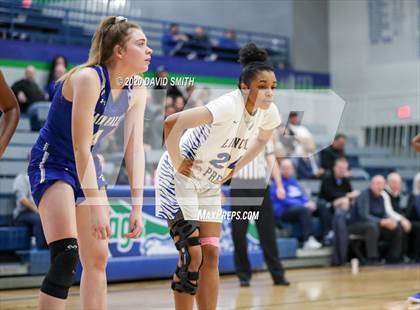 Thumbnail 1 in Grain Valley vs. Lincoln College Prep (MSHSAA Class 4 Quarterfinal) photogallery.