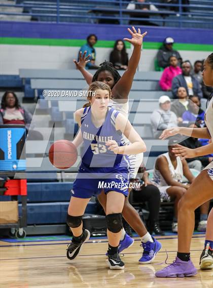 Thumbnail 1 in Grain Valley vs. Lincoln College Prep (MSHSAA Class 4 Quarterfinal) photogallery.