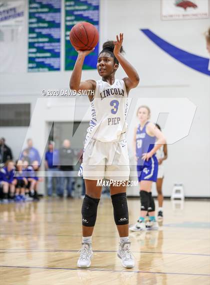 Thumbnail 2 in Grain Valley vs. Lincoln College Prep (MSHSAA Class 4 Quarterfinal) photogallery.