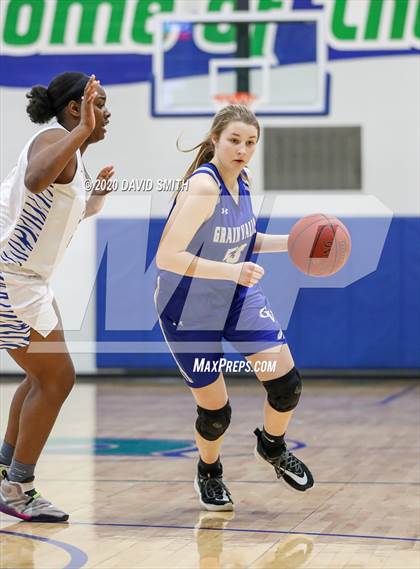 Thumbnail 1 in Grain Valley vs. Lincoln College Prep (MSHSAA Class 4 Quarterfinal) photogallery.