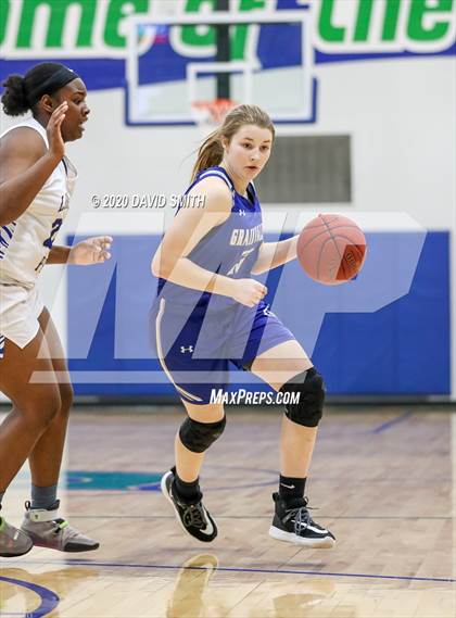 Thumbnail 2 in Grain Valley vs. Lincoln College Prep (MSHSAA Class 4 Quarterfinal) photogallery.