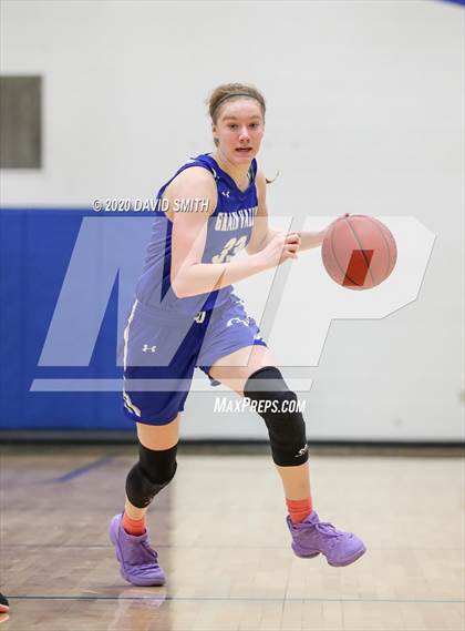 Thumbnail 3 in Grain Valley vs. Lincoln College Prep (MSHSAA Class 4 Quarterfinal) photogallery.
