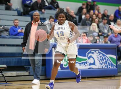 Thumbnail 1 in Grain Valley vs. Lincoln College Prep (MSHSAA Class 4 Quarterfinal) photogallery.