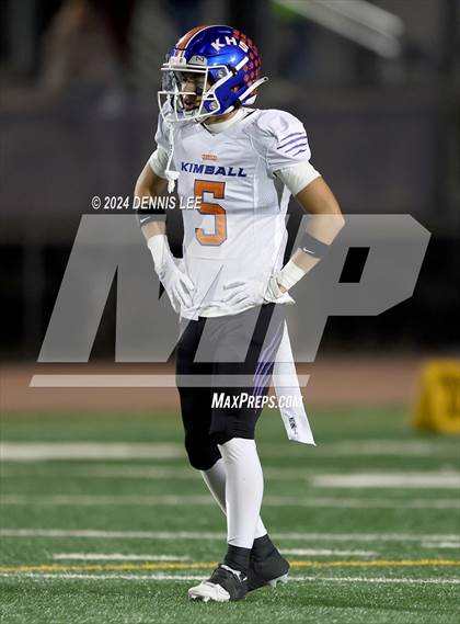 Thumbnail 1 in Kimball @ Elk Grove (CIF SJS D2 Playoffs) photogallery.
