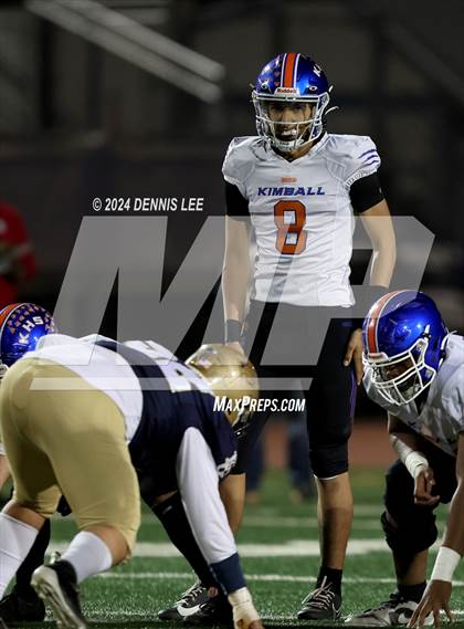 Thumbnail 3 in Kimball @ Elk Grove (CIF SJS D2 Playoffs) photogallery.