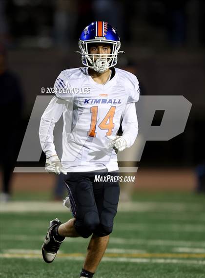 Thumbnail 2 in Kimball @ Elk Grove (CIF SJS D2 Playoffs) photogallery.