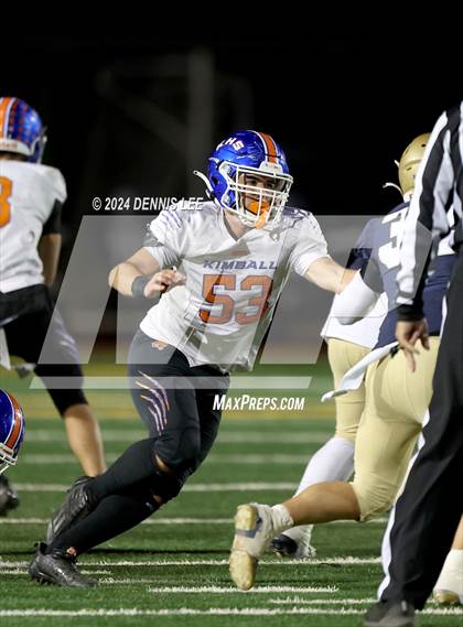 Thumbnail 1 in Kimball @ Elk Grove (CIF SJS D2 Playoffs) photogallery.