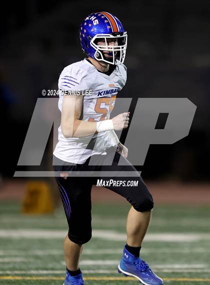 Thumbnail 1 in Kimball @ Elk Grove (CIF SJS D2 Playoffs) photogallery.