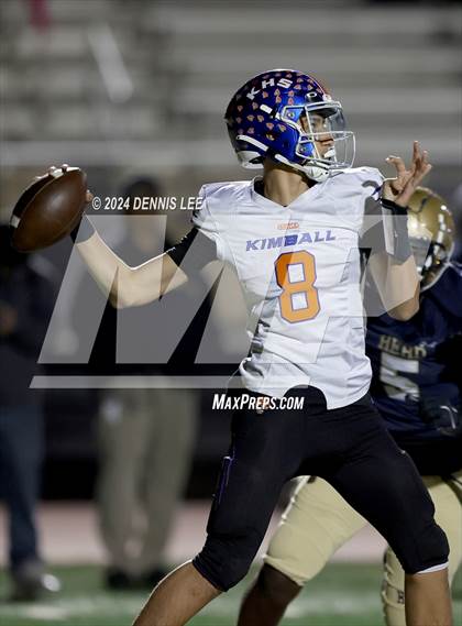 Thumbnail 1 in Kimball @ Elk Grove (CIF SJS D2 Playoffs) photogallery.