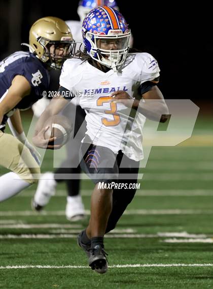 Thumbnail 1 in Kimball @ Elk Grove (CIF SJS D2 Playoffs) photogallery.