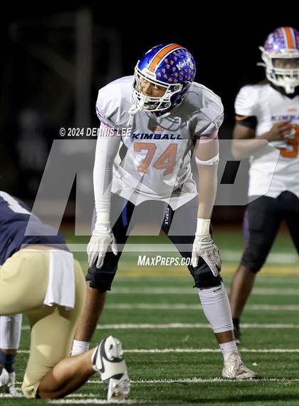 Thumbnail 2 in Kimball @ Elk Grove (CIF SJS D2 Playoffs) photogallery.