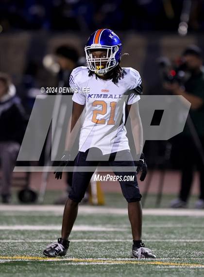 Thumbnail 1 in Kimball @ Elk Grove (CIF SJS D2 Playoffs) photogallery.