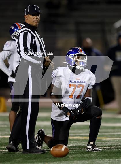 Thumbnail 1 in Kimball @ Elk Grove (CIF SJS D2 Playoffs) photogallery.