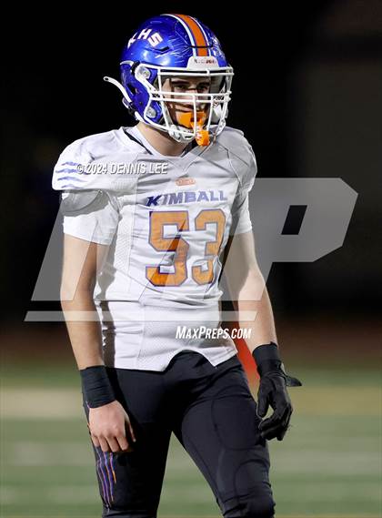 Thumbnail 3 in Kimball @ Elk Grove (CIF SJS D2 Playoffs) photogallery.